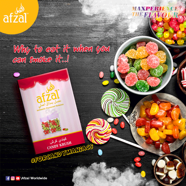 Afzal Shisha, Hookah Tobacco 50 gram/carton