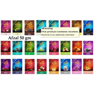 Afzal Shisha, Hookah Tobacco 50 gram/carton