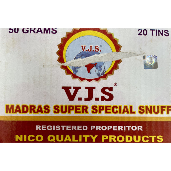 N C Arya Madras Snuff (20 pack)