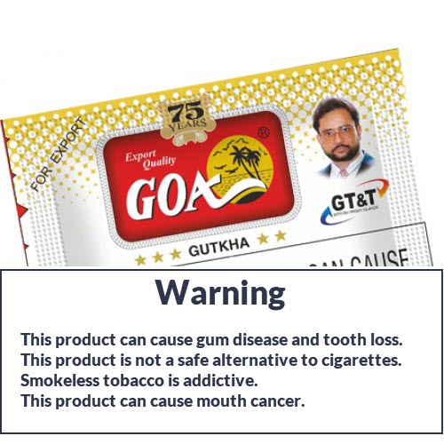 GOA GUTKA - GOA GUTKHA Smokeless Tobacco