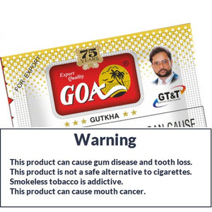 GOA GUTKA - GOA GUTKHA Smokeless Tobacco