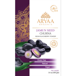 Aryaa Organic Jamun Powder - (Organic Indian Blackberry) Energy Infused