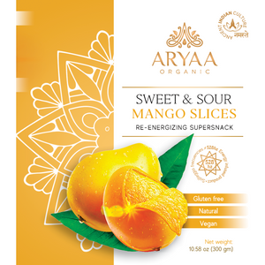 Aryaa Organic Sweet & Sour Mango- Energy Infused