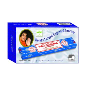 Satya Sai Baba 15 gram Incense ((12 packs x 15 gm)/box)