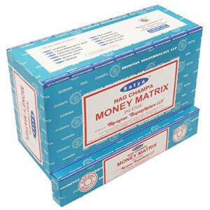 Satya Sai Baba 15 gram Incense ((12 packs x 15 gm)/box)